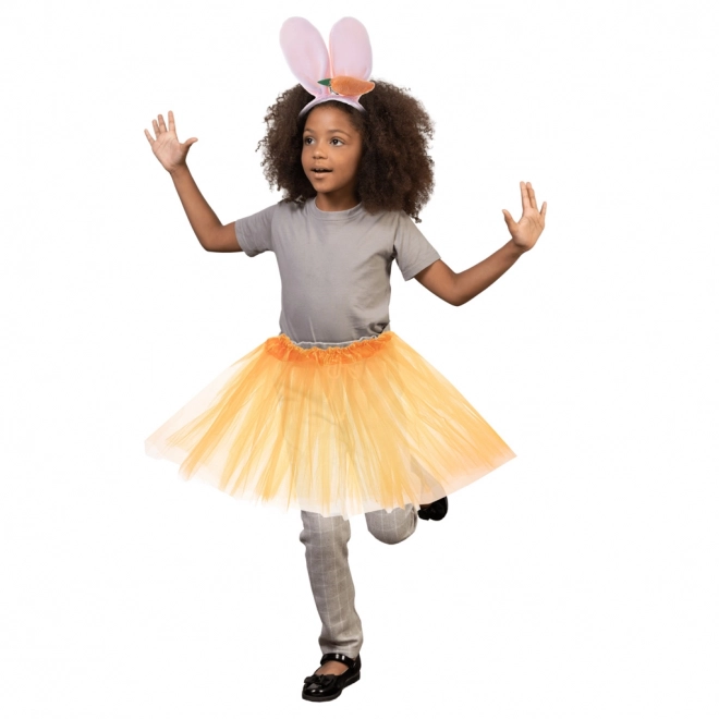 Costume Bunny Set with Tutu Skirt and Headband