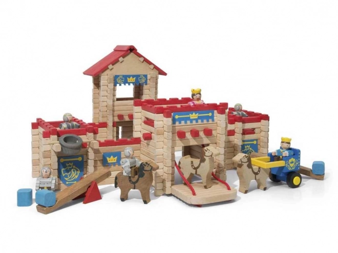 Jeujura Wooden Castle Building Set