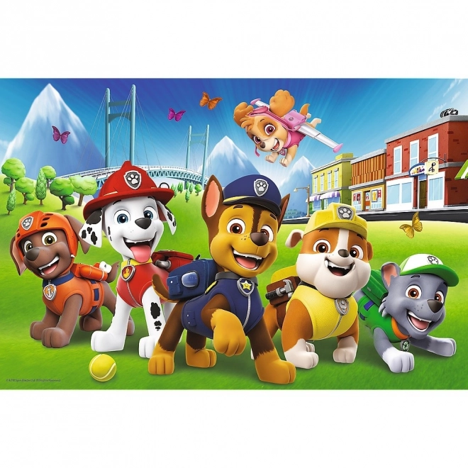 Puzzle with 60 Pieces Paw Patrol Meadow Scene