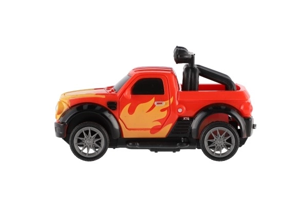 Off-Road Plastic Toy Car with Dual Sides Pull-Back