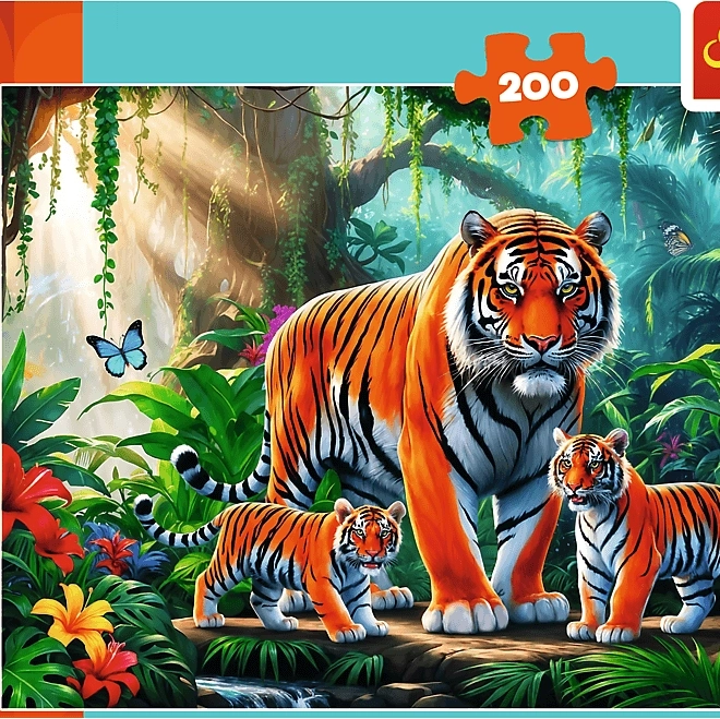 Puzzle Abitudini della tigre 200 pezzi