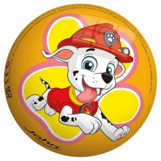 Ball Paw Patrol with a diameter of 6.3 cm