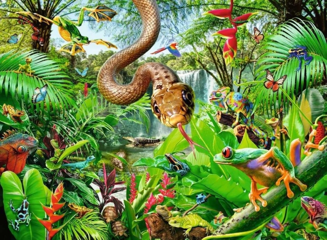 Reptile and Amphibian Realm XXL Puzzle 300 Pieces