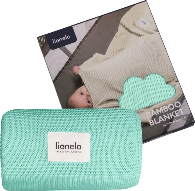 Lionelo Bamboo Blanket in Green Mint