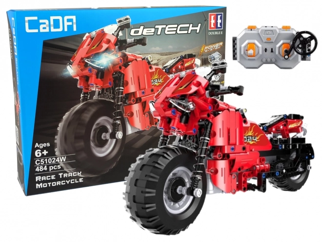 Cada Remote-Controlled Motorcycle Building Set