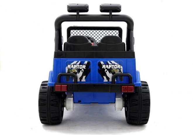 Battery Operated Blue Ride-On Car