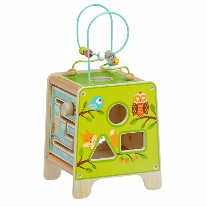 Lucy's Wooden Activity Cube with Xylophone