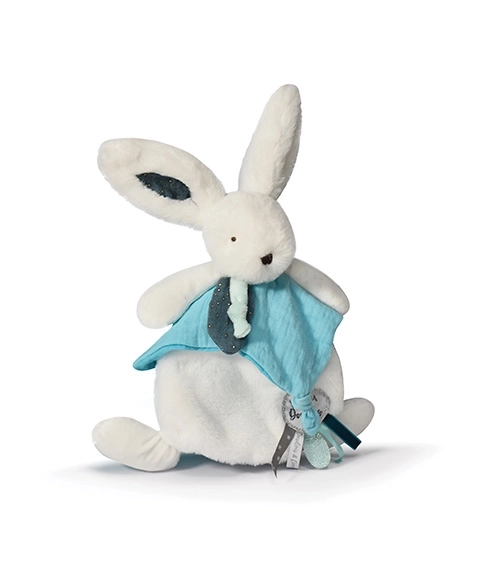 Gift Set - Plush Bunny with Blanket in Blue