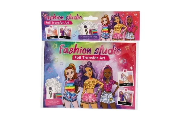 Creative Fashion Designer Set With Foil Pictures