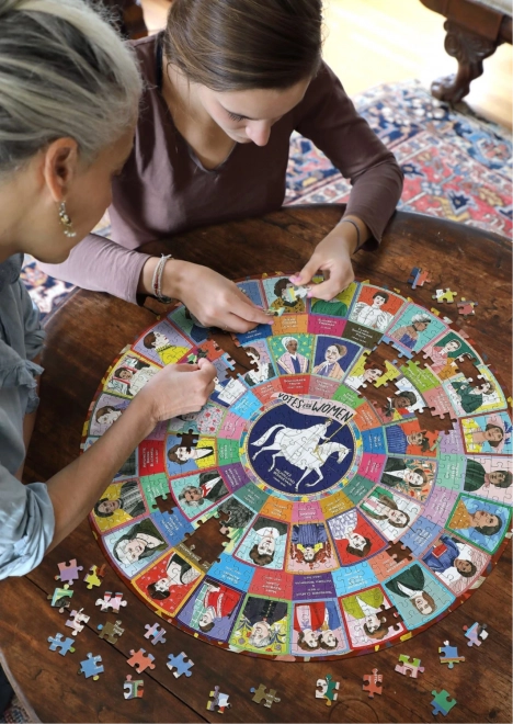 Round Puzzle We Choose Women 500 Pieces