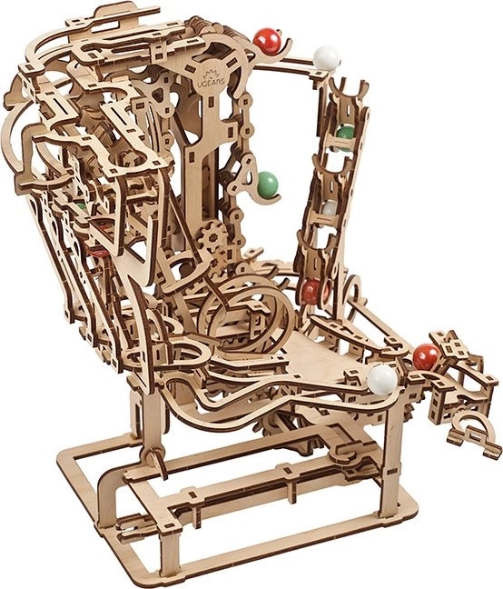 Ugears Wooden 3D Mechanical Puzzle Marble Run