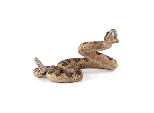 Realistic Rattlesnake Figurine