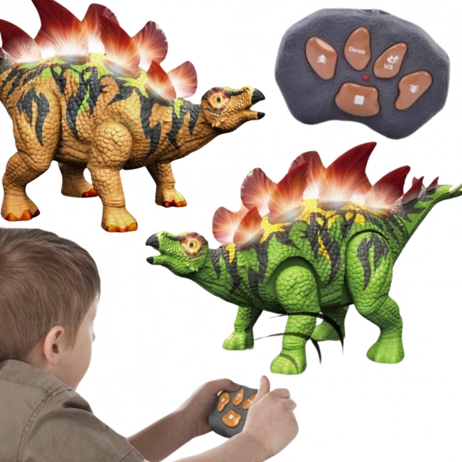 Woopie Dinozaur zdalnie sterowany RC Robot Stegozaur