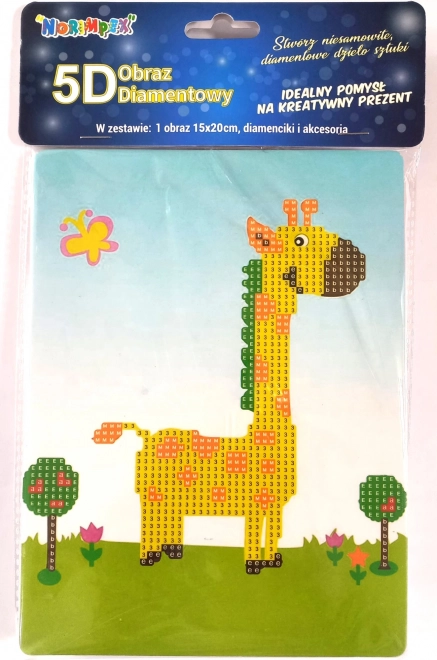 Creative Diamond Painting Giraffe with Stand