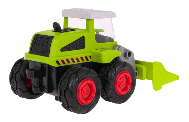 Metal Toy Bulldozer for Kids 3+ with Movable Front Scoop