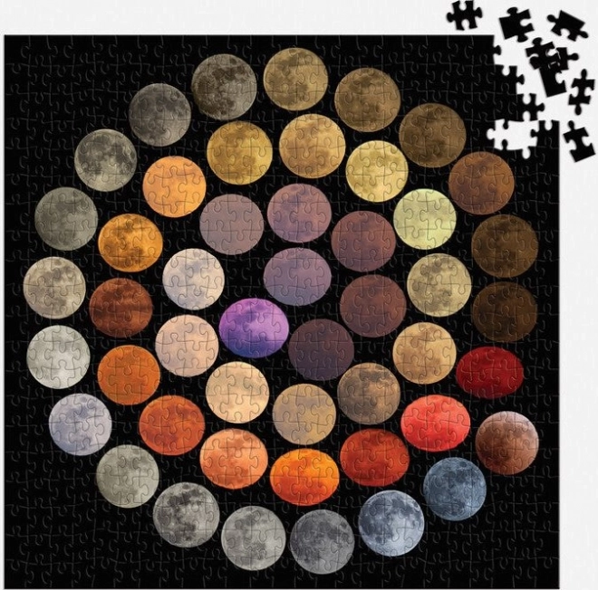 Moon Colors Puzzle 500 Pieces