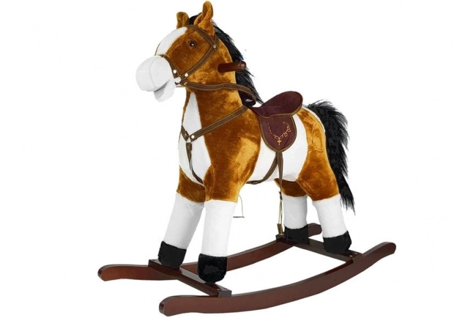 Rocking Horse Light Brown with Movement and Sound