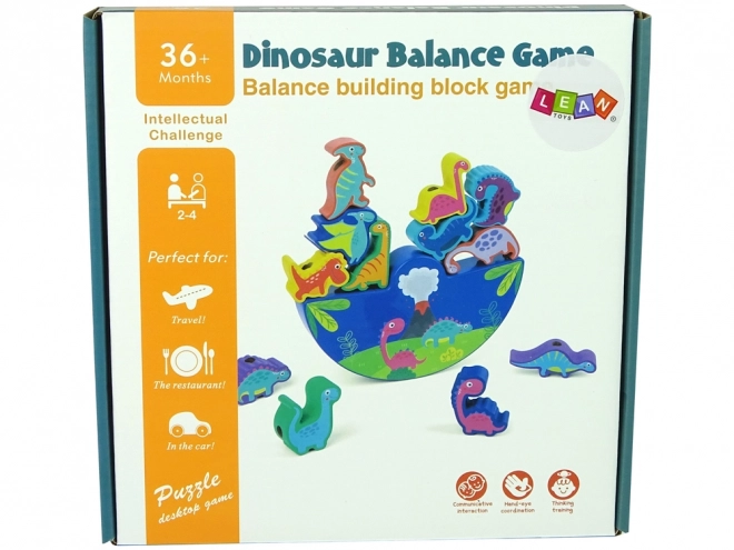 Wooden Dinosaur Balance Game