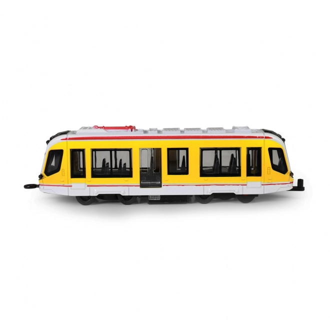 Yellow Metal Tram Toy