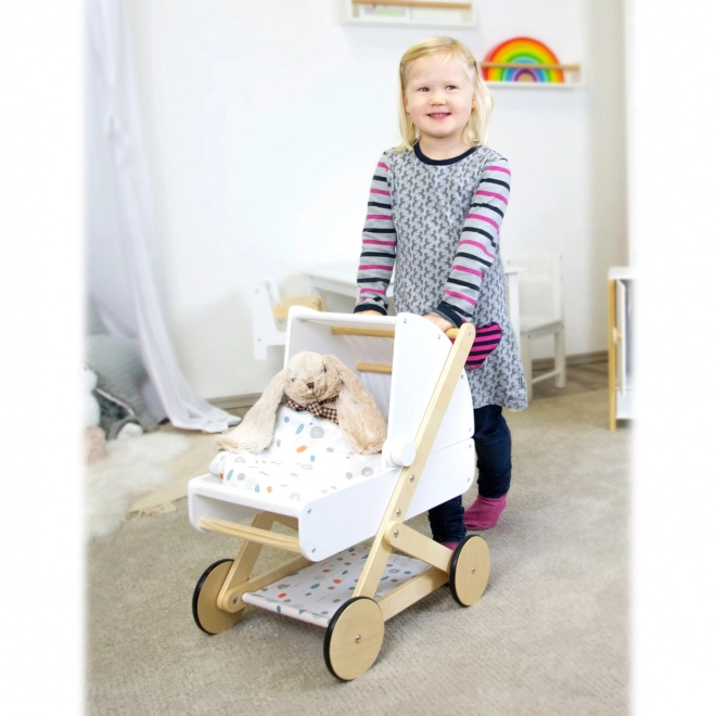 Small Foot Little Button Doll Stroller