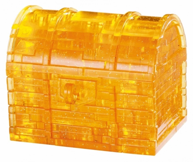 3D Crystal Puzzle Treasure Chest with Key