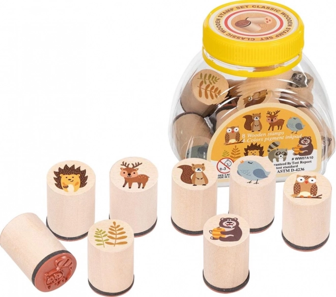 Forest Animal Stamps Set