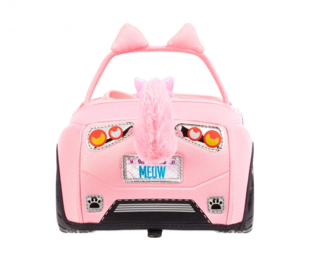 Na! Na! Na! Surprise Plush Pink Convertible Car Cat Design