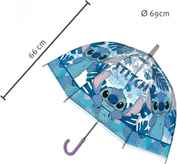 Kinder-Schirm mit Motiv von Stitch aus dem Film Lilo & Stitch
