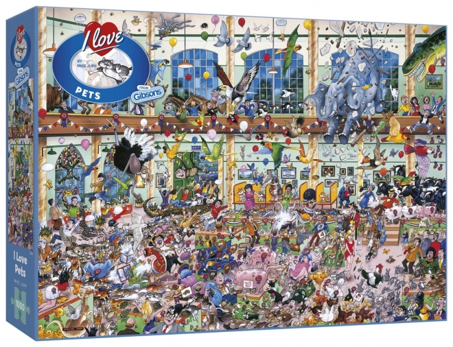 Love Pets Jigsaw Puzzle 1000 Pieces