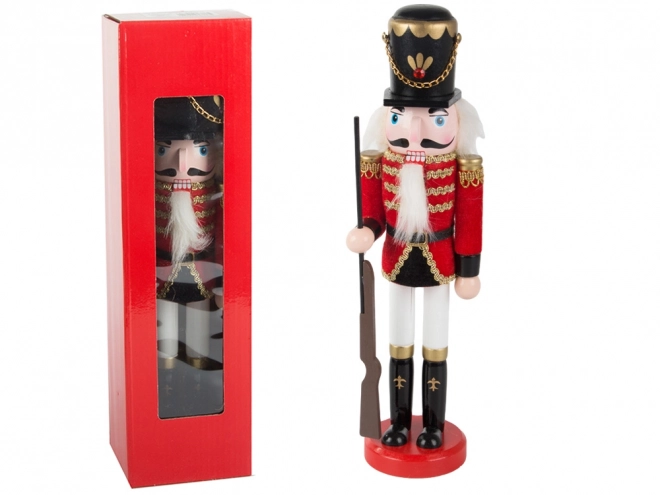 Schiaccianoci soldato in legno - Decorazione natalizia