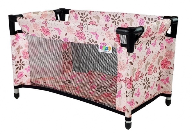 Doll Bed Alice Pink Floral