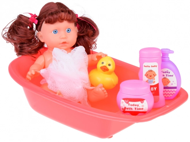 Interactive Doll Bath Set with Accessories