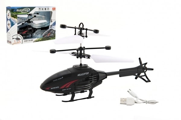 Hand Sensor Helicopter with USB Charging Cable