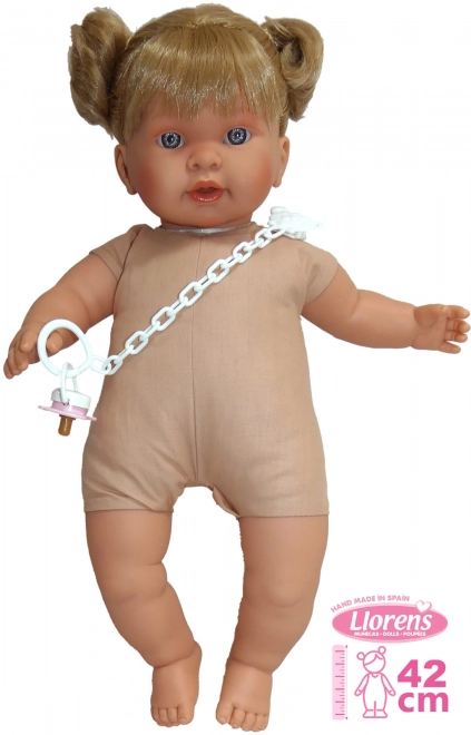 Realistic Baby Doll with Sounds 42cm