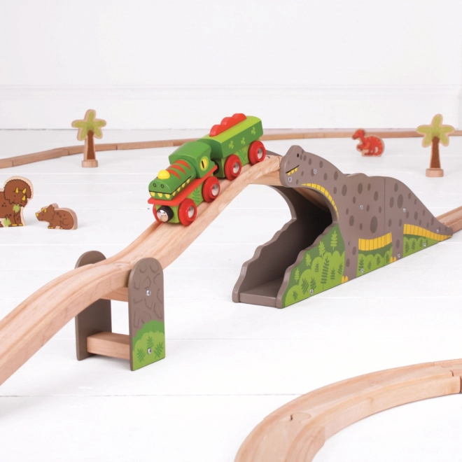 Dinosaur Bridge for Train Sets