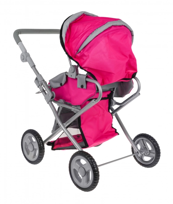 Pink 2-in-1 Doll Stroller