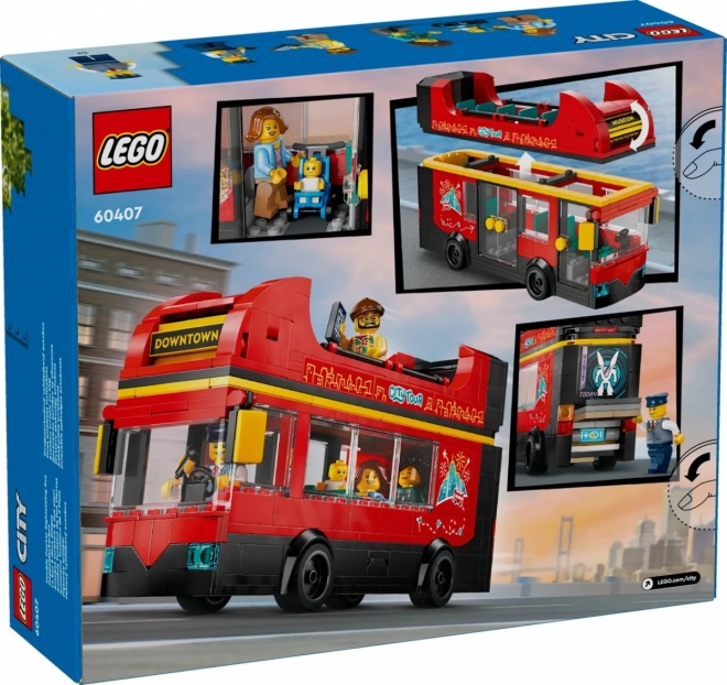 Red Double-decker Bus Building Set