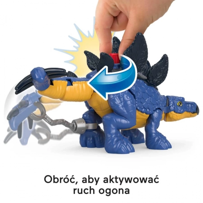 Imaginext Jurassic World Stegosaurus and Dr. Grant Figure Set