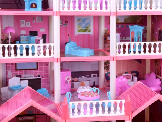 Luxury Dollhouse with Furniture Set