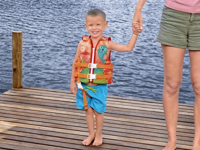 Children's Swim Vest with Walrus Design