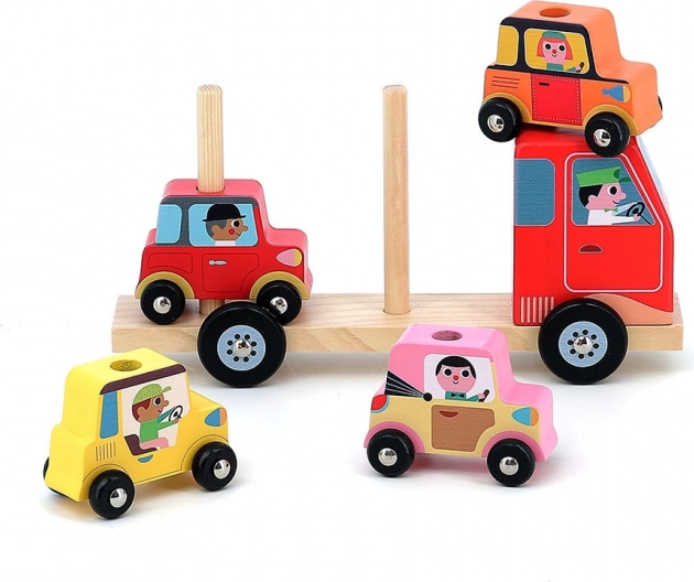 Vilac Stacking Game - City Cars by Ingela P. Arrhenius