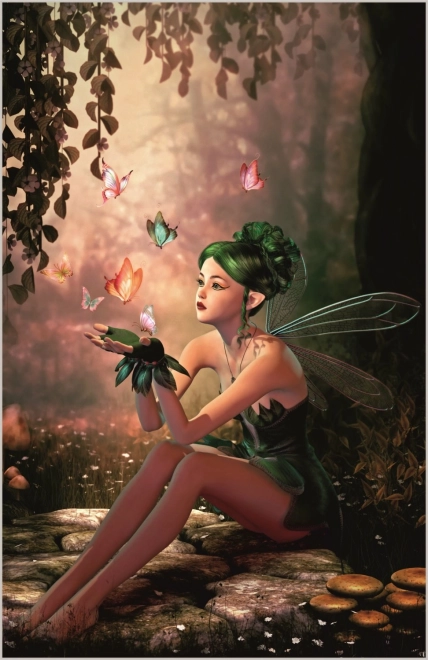 Swarovski Crystal Fairy Forest Puzzle