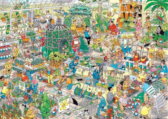 Jumbo Garden Center Puzzle by Jan van Haasteren