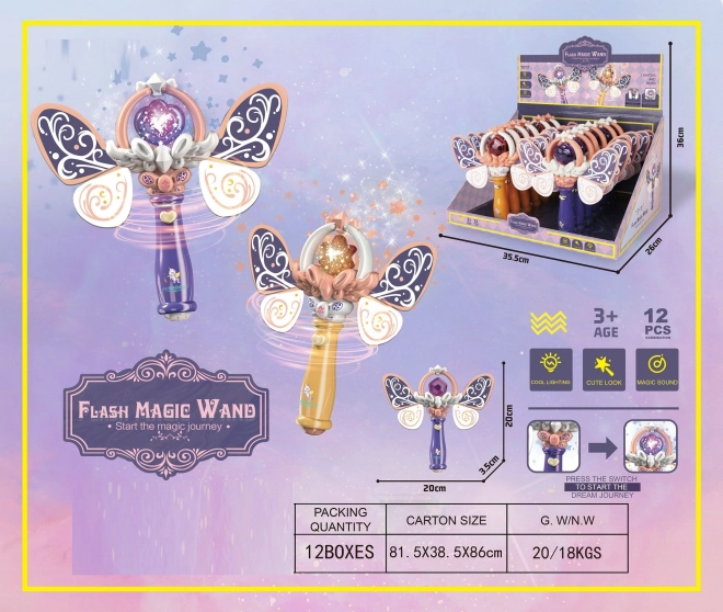 Magical Wand with Wings