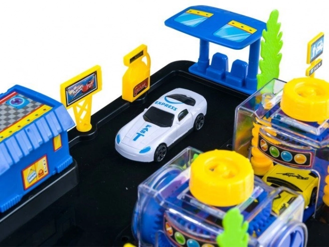 Car Wash And Gas Station Set