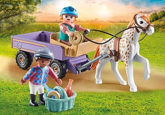 Playmobil Pony Carriage Set with Figures