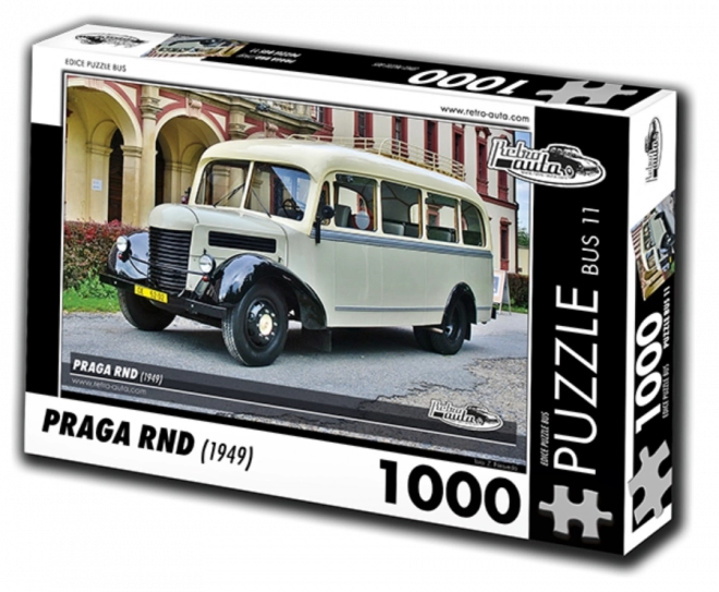 Retro Vehicles Puzzle - Praga RND Bus