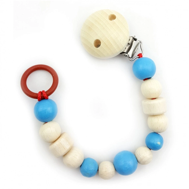 Hess Pacifier Clip Light Blue