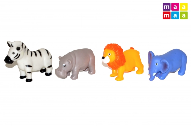 Set of 4 Soft Animal Toys