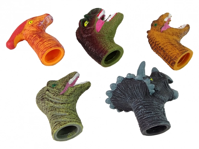 Colorful Dinosaur Finger Puppets Set